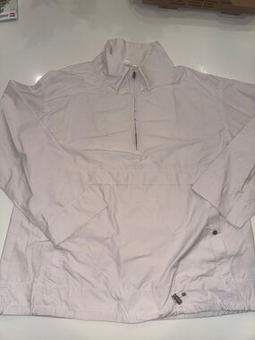 Vintage 1990s Eileen Fisher Quarter Zip Windbreaker Jacket size SMALL AMAZING